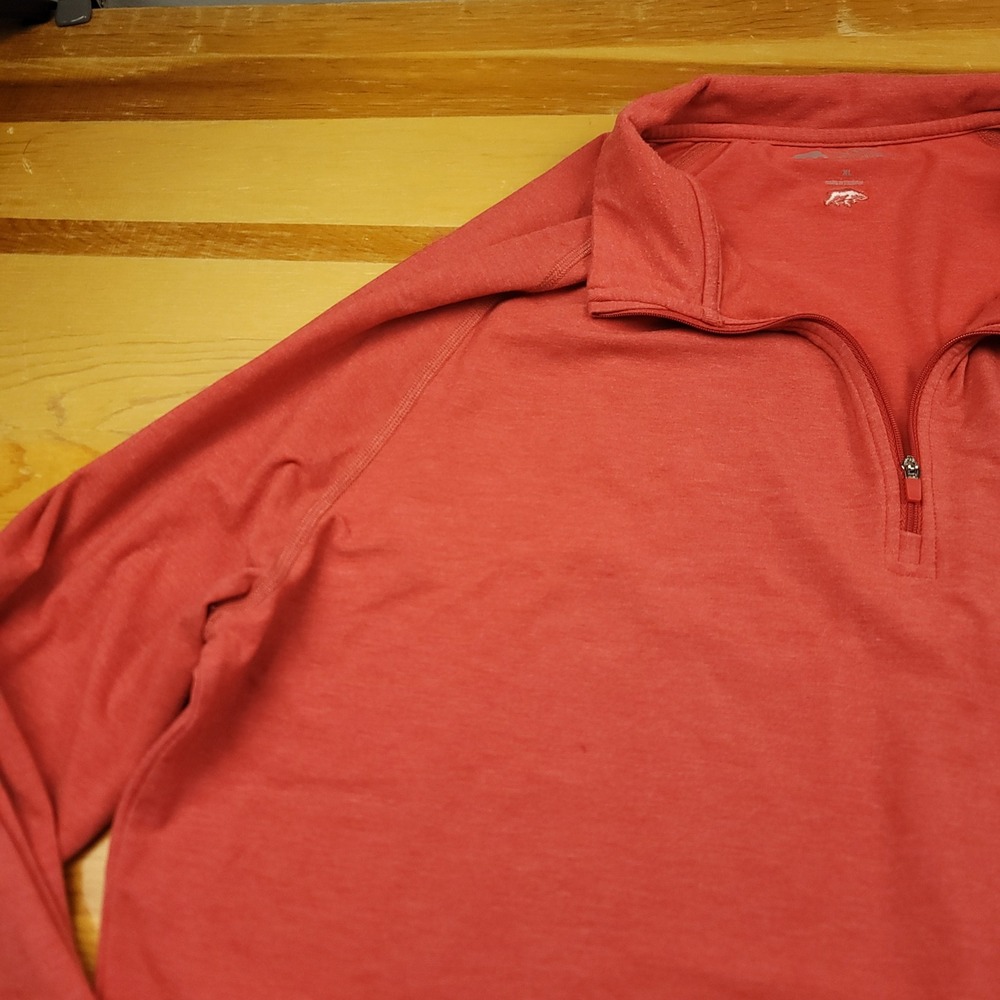 Onward Reserve XL Pullover 1/4 Zip Long Sleeve Salmon Athletic Mens - Picture 4 of 14